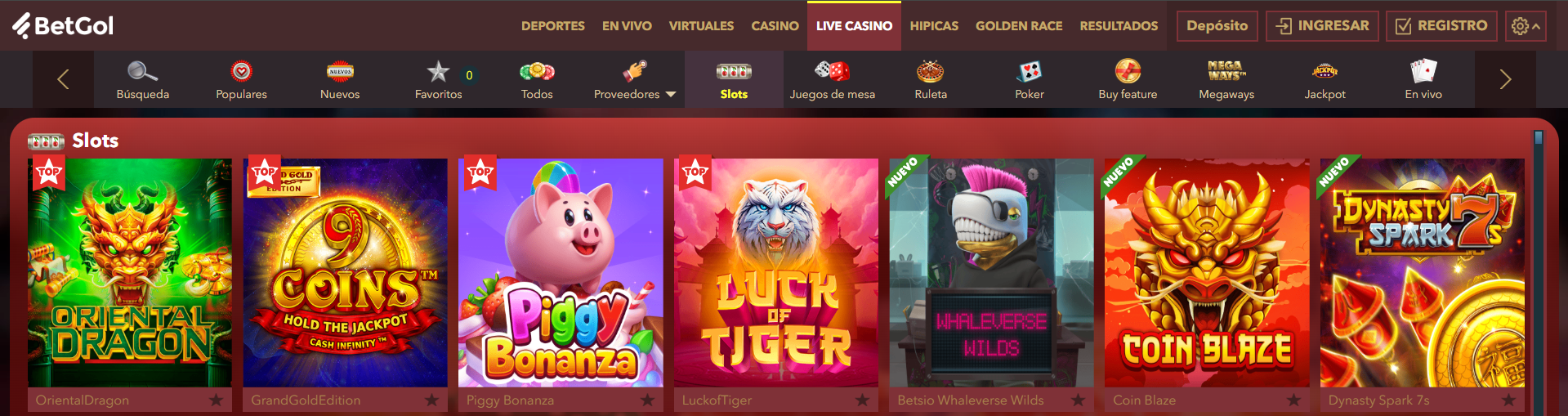 betgol casino peru